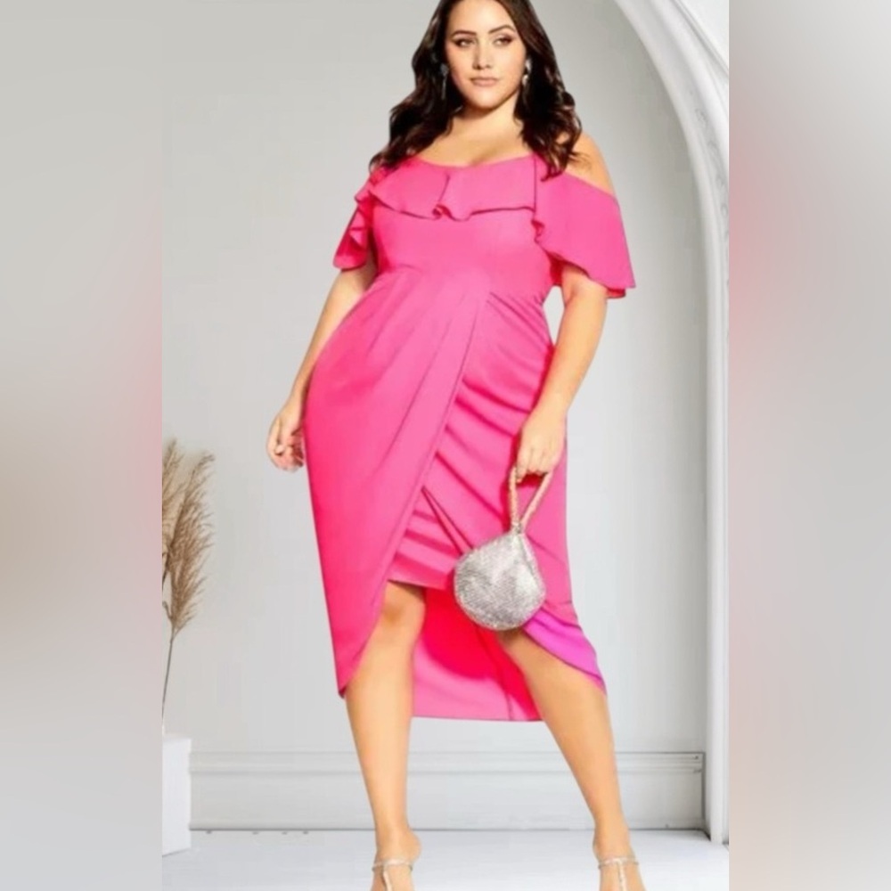 City Chic High Low Dress